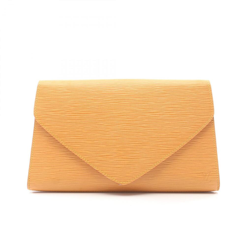 Louis Vuitton Art Deco Epi Winnipeg Beige Shoulder Bag Clutch Leather